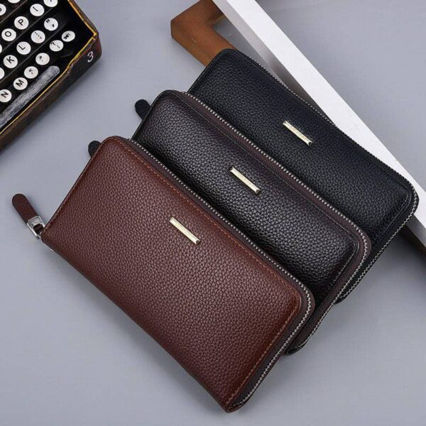 LARGE CAPACITY ZIPPER WALLET WITH MULTIPLE COMPARTMENT UNISEX WALLET