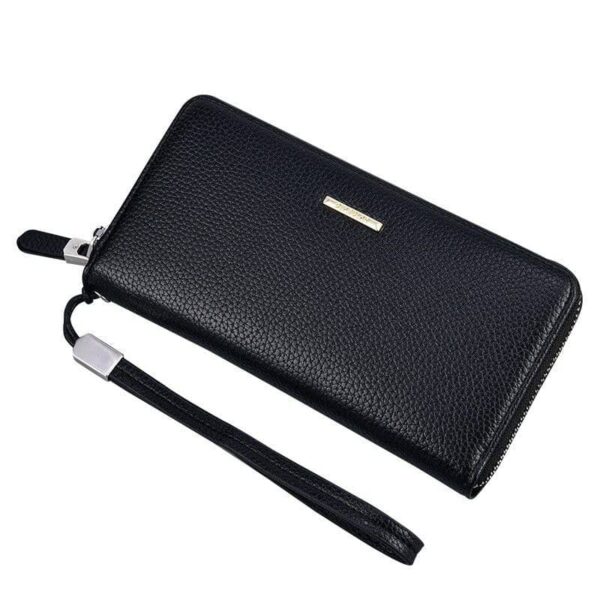 LARGE CAPACITY ZIPPER WALLET WITH MULTIPLE COMPARTMENT UNISEX WALLET - Image 2