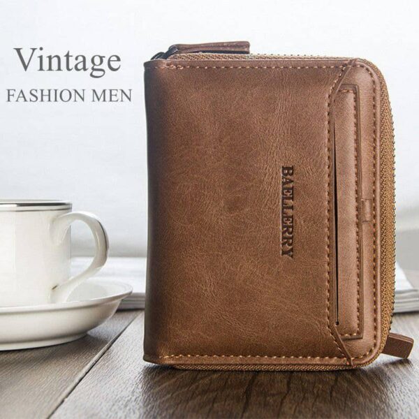 BMK Men Wallet PU Leather/Dompet Lelaki - Image 5