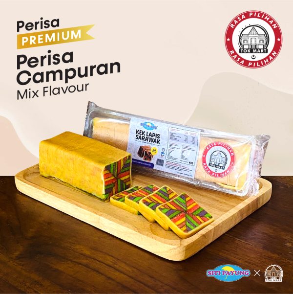 KEK ROLL MIX FLAVOUR 4 CAMPURAN RASA PREMIUM ORIGINAL SITI PAYUNG 350g