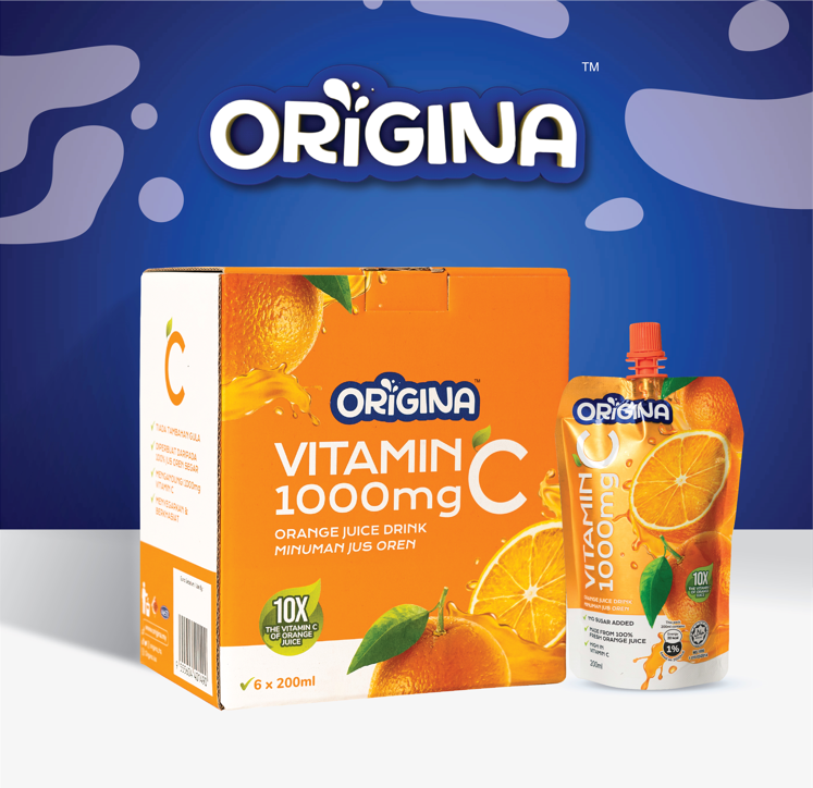 Origina Vitamin C Orange Juice with innerbox (200ml x 24)